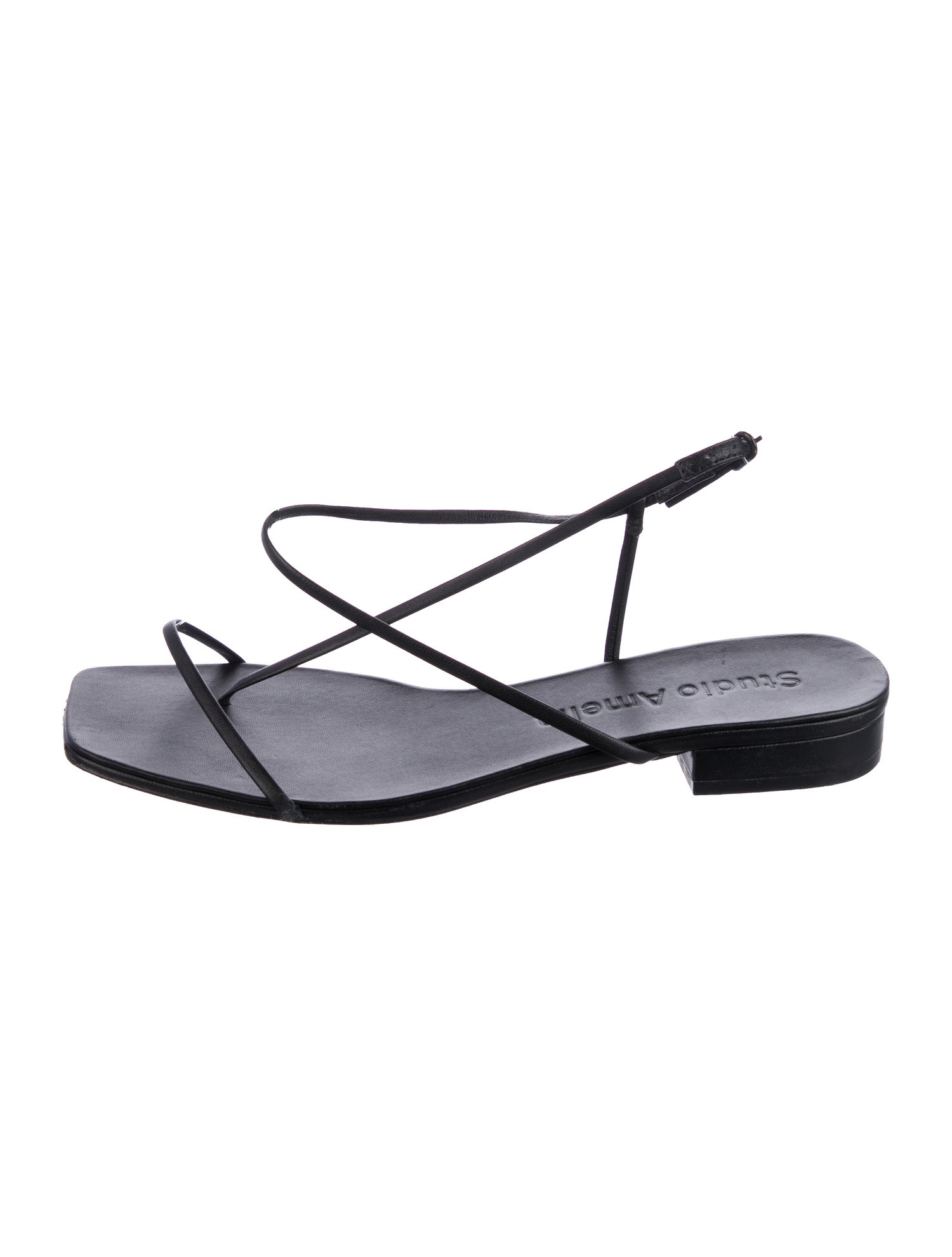 Studio Amelia Leather Slingback Sandals