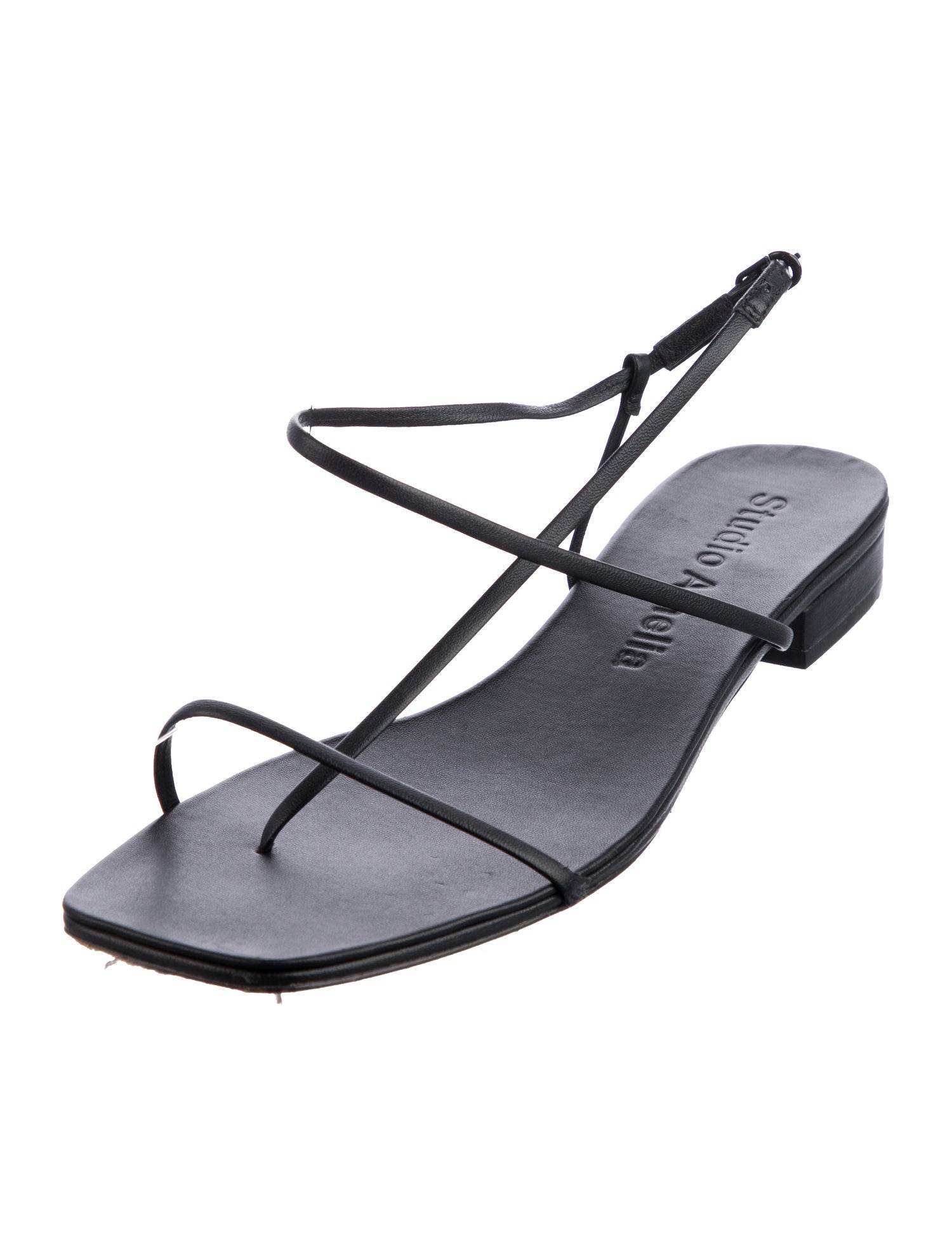 Studio Amelia Leather Slingback Sandals