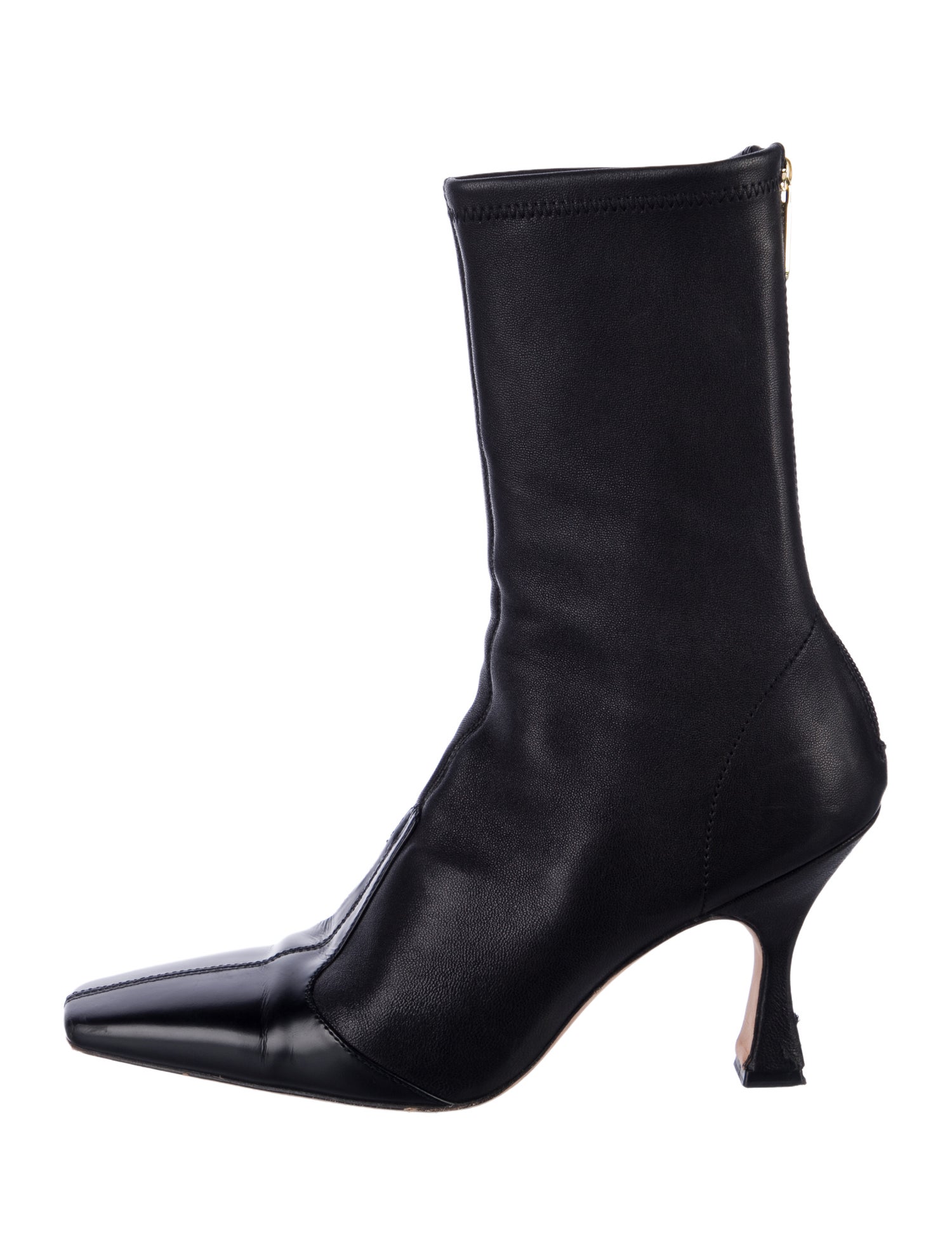 Studio Amelia Leather Sock Boots
