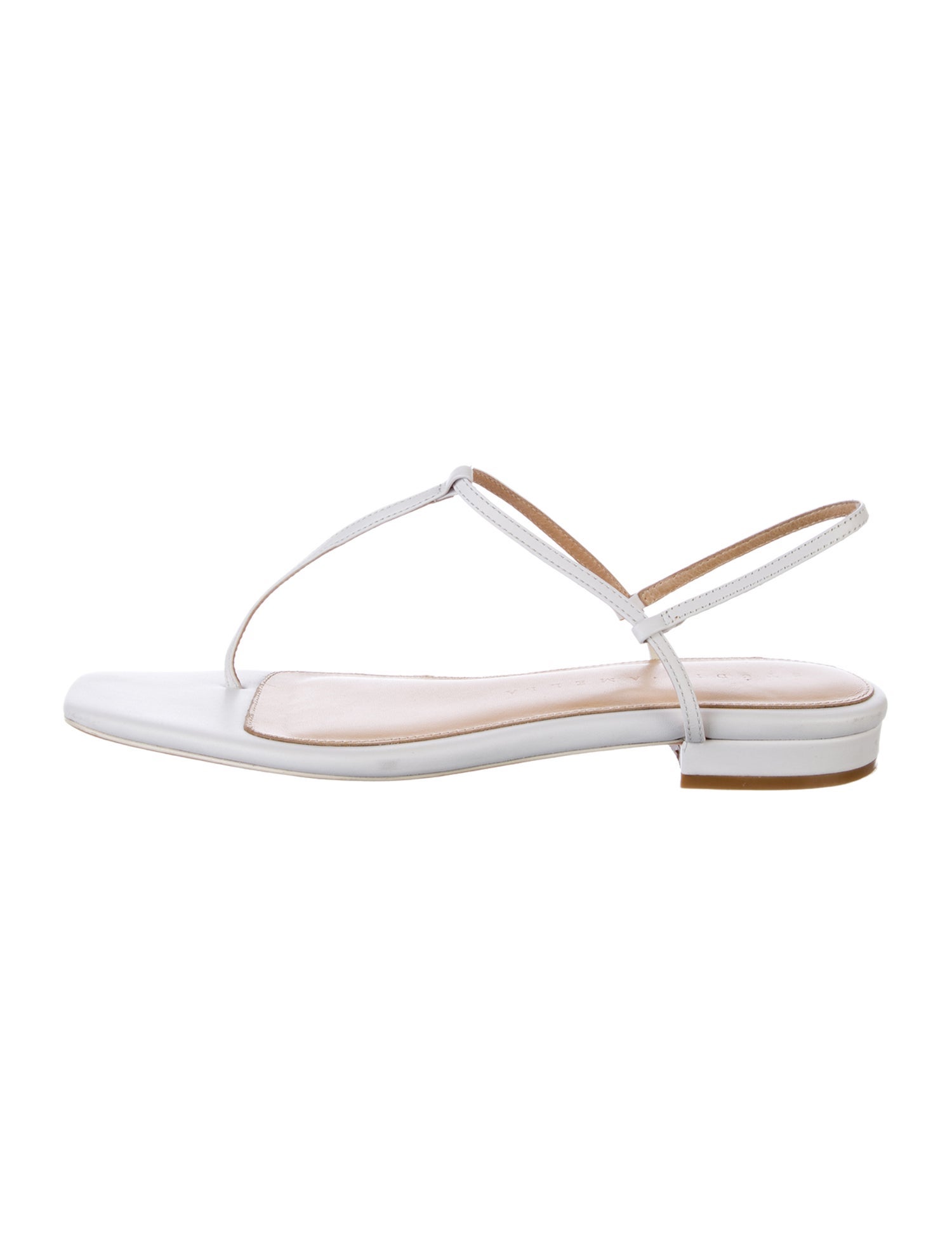 Studio Amelia Leather T-Strap Sandals