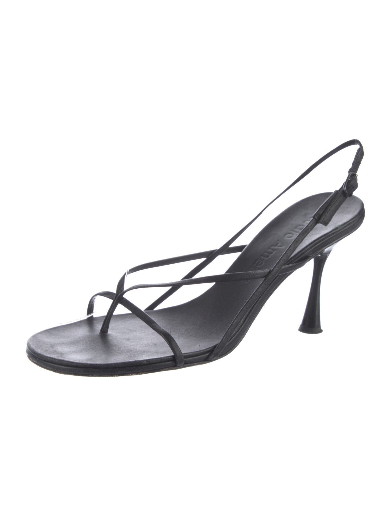 Studio Amelia Leather Slingback Sandals
