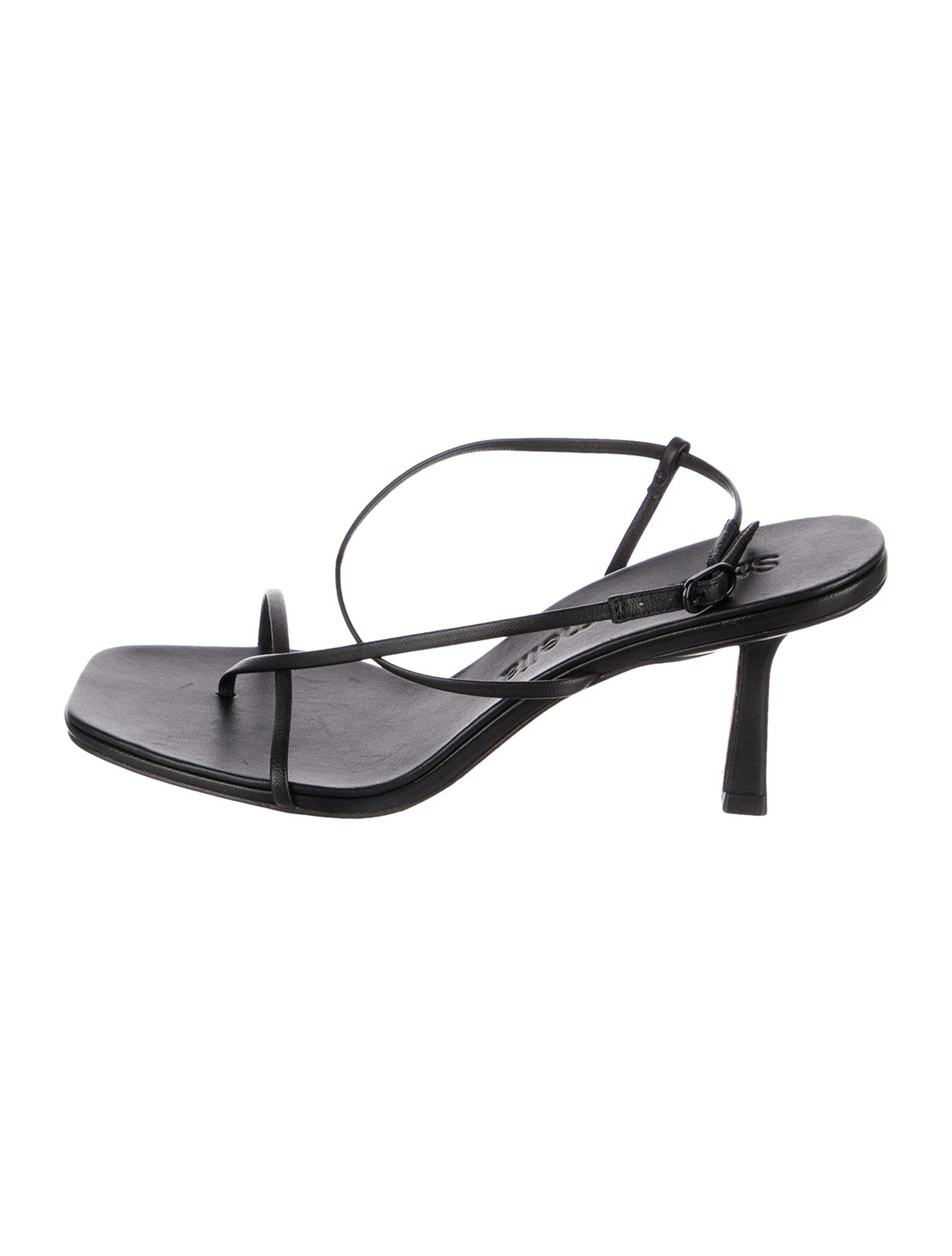 Studio Amelia Leather T-Strap Sandals