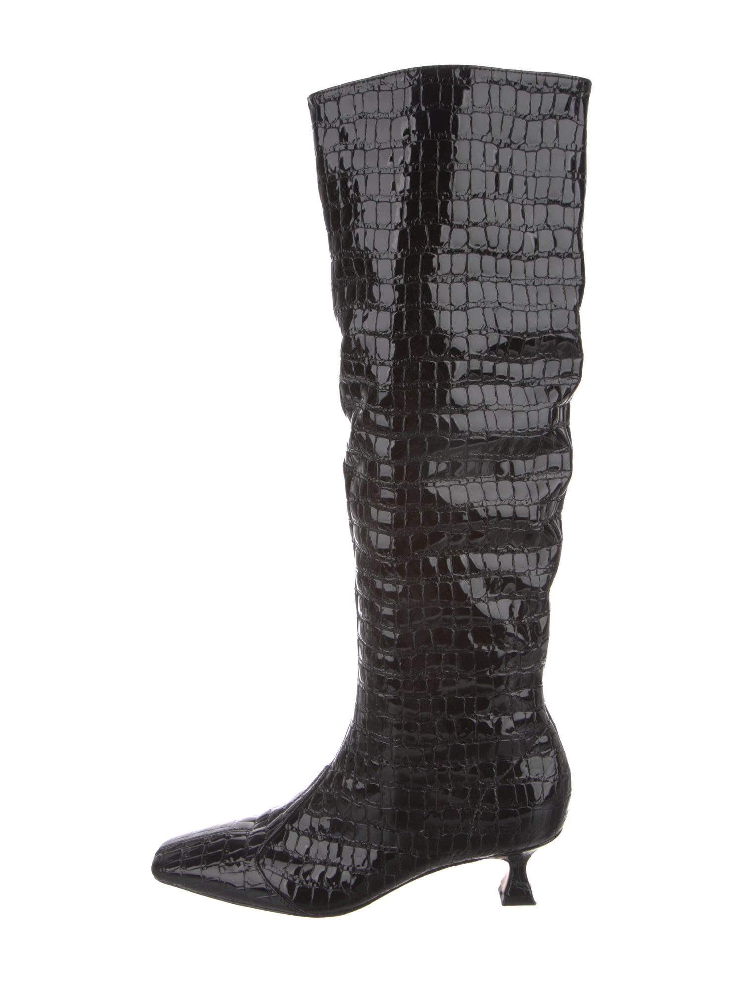 Studio Amelia Leather Animal Print Boots