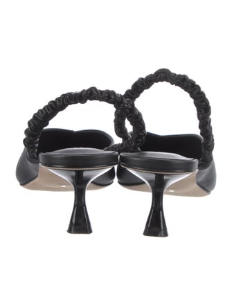 Studio Amelia Leather Slingback Pumps