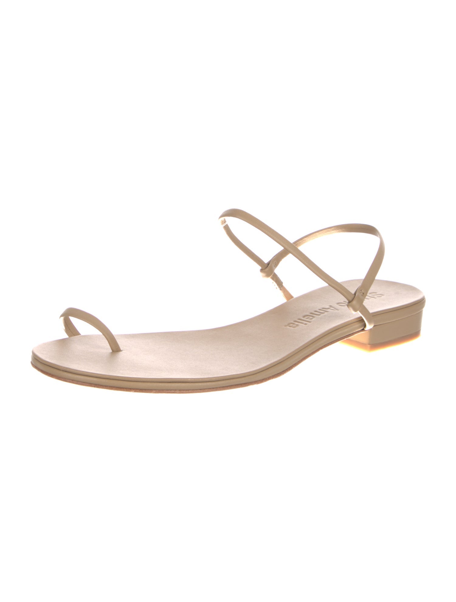 Studio Amelia Leather Slingback Sandals