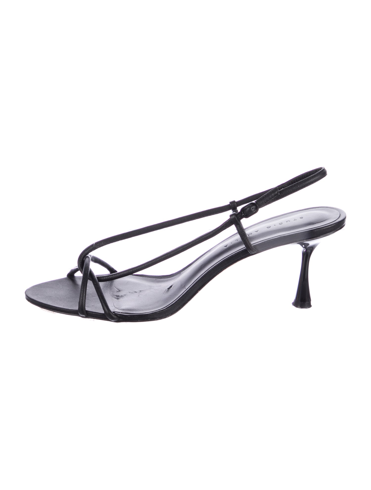 Studio Amelia Leather Slingback Sandals