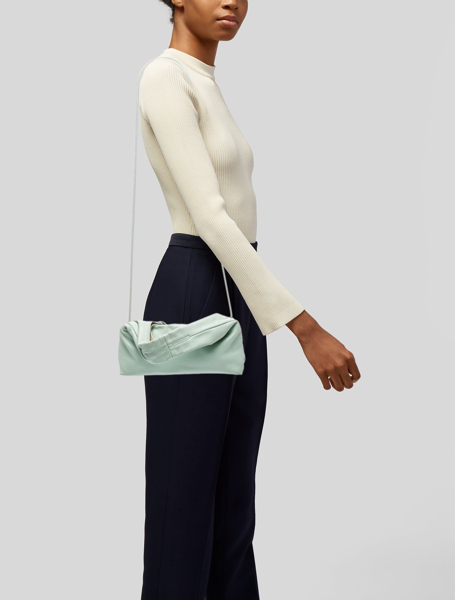 Studio Amelia Leather Top Handle Bag