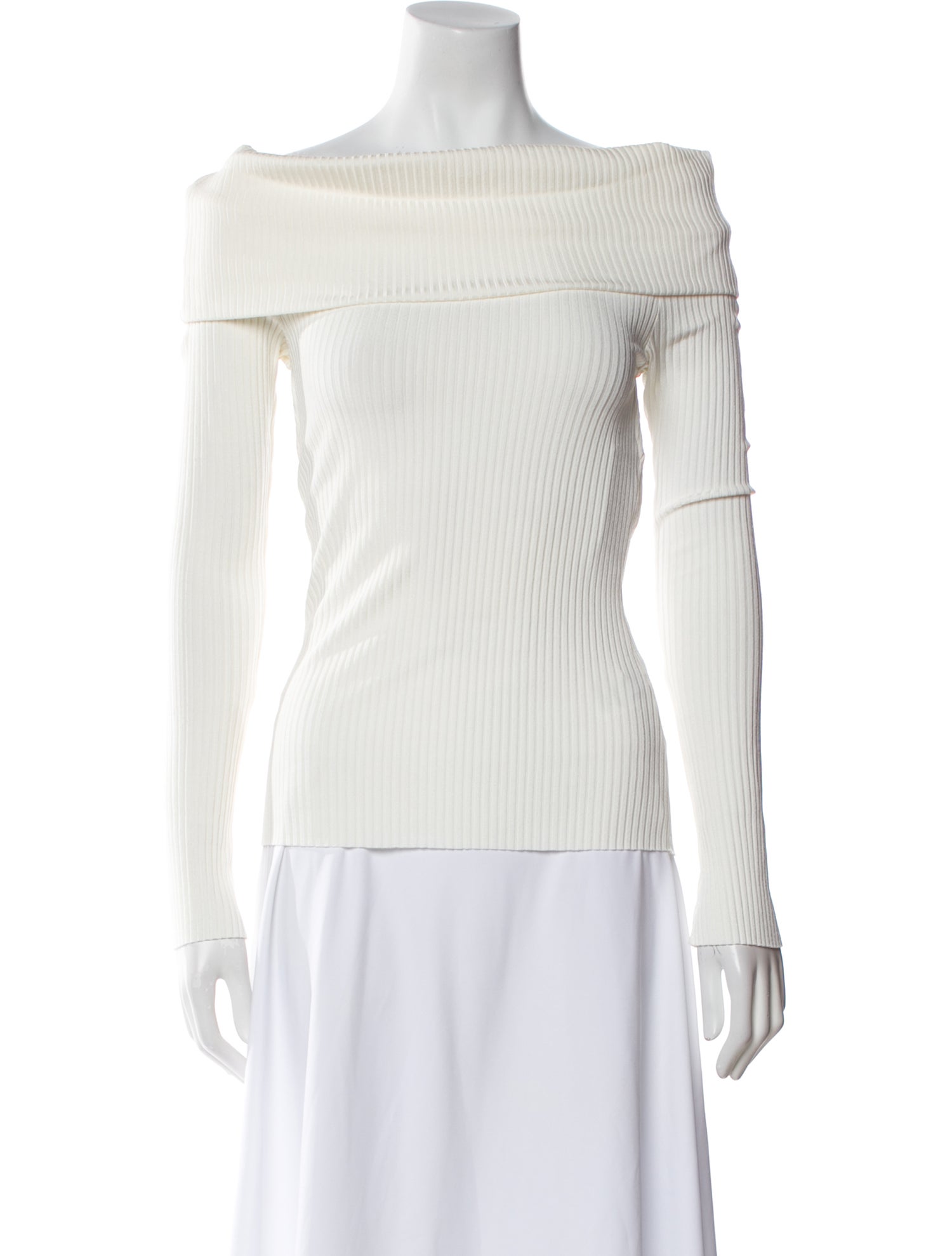 Studio Amelia Off-The-Shoulder Long Sleeve Top w/ Tags