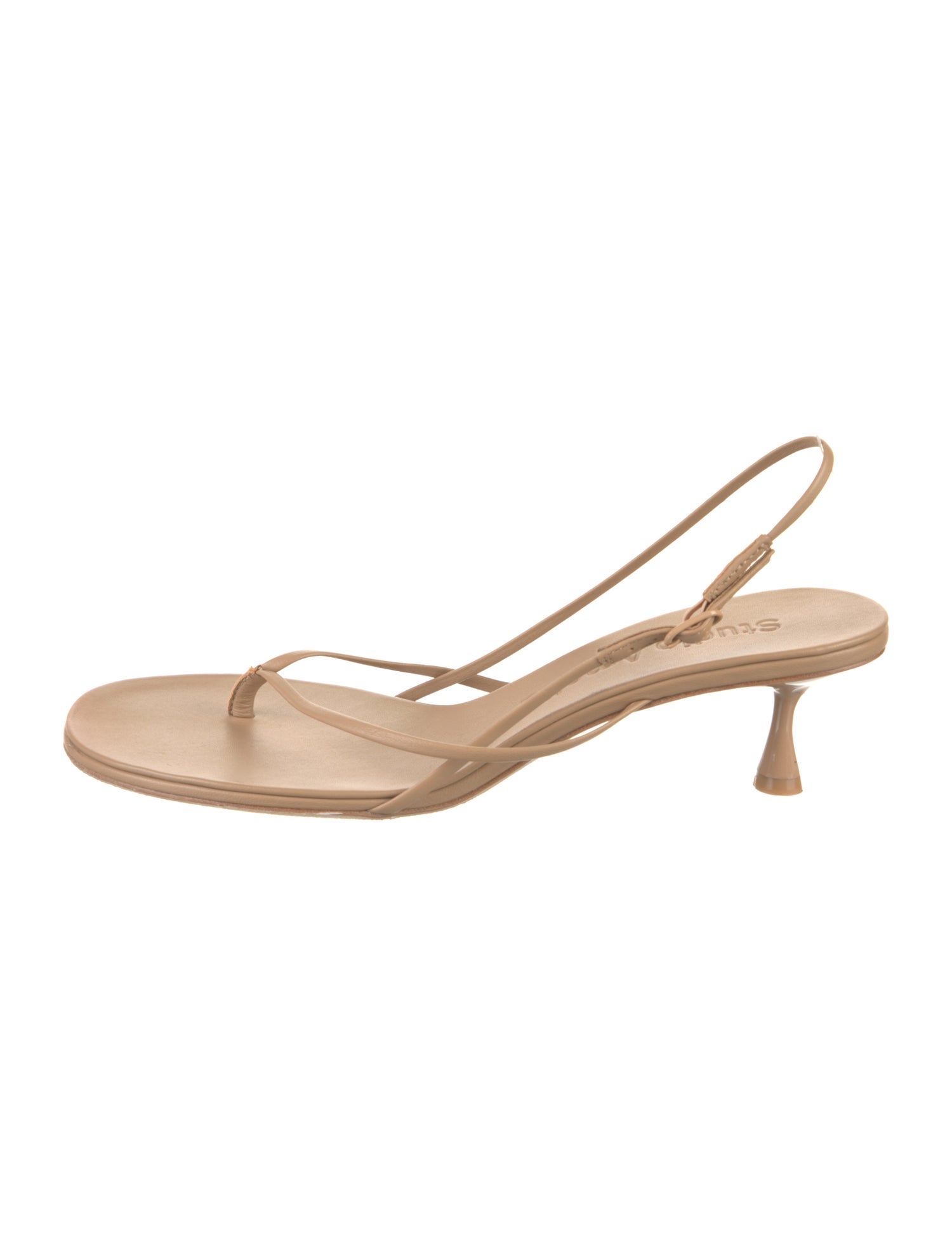 Studio Amelia Leather Slingback Sandals