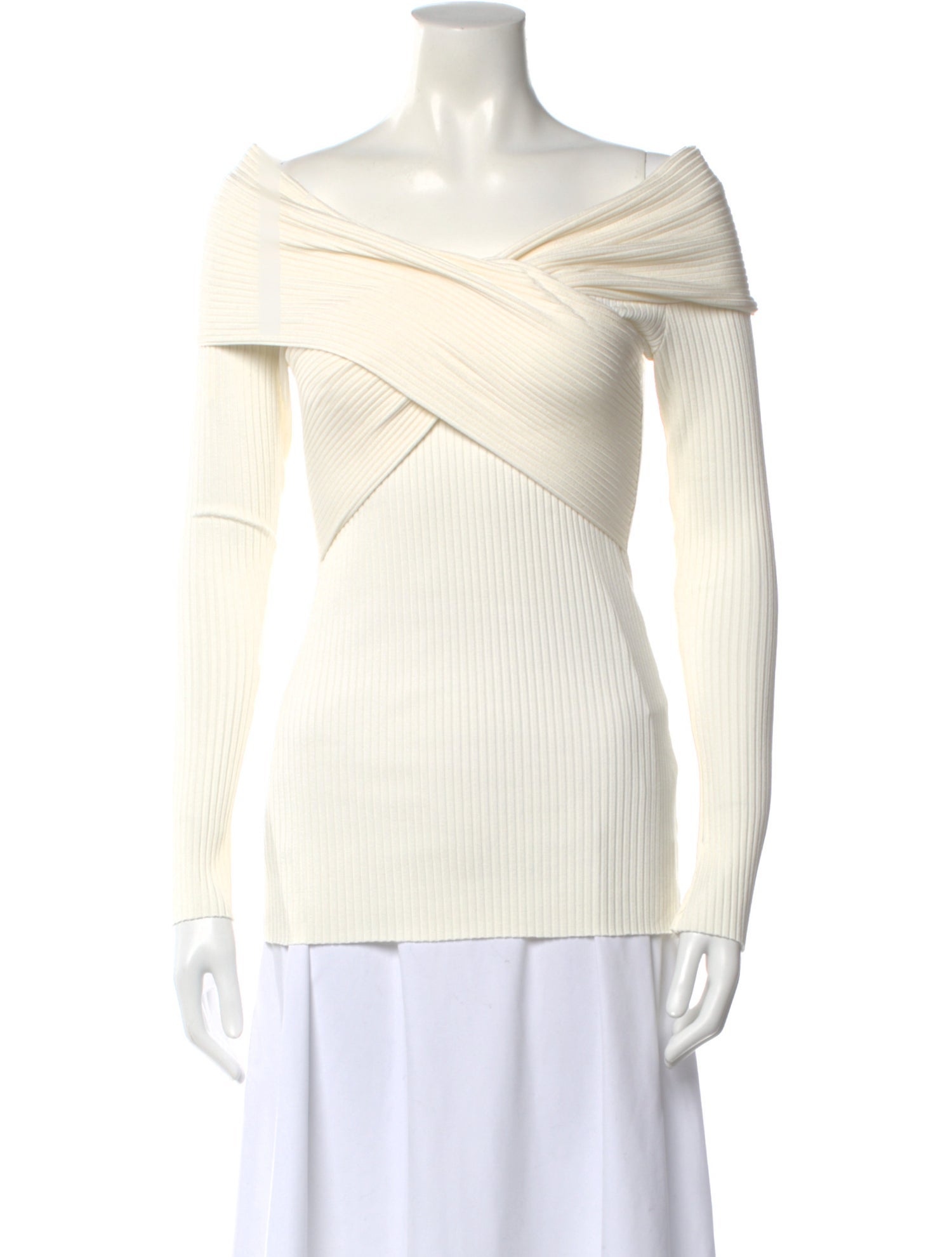 Studio Amelia Off-The-Shoulder Long Sleeve Top