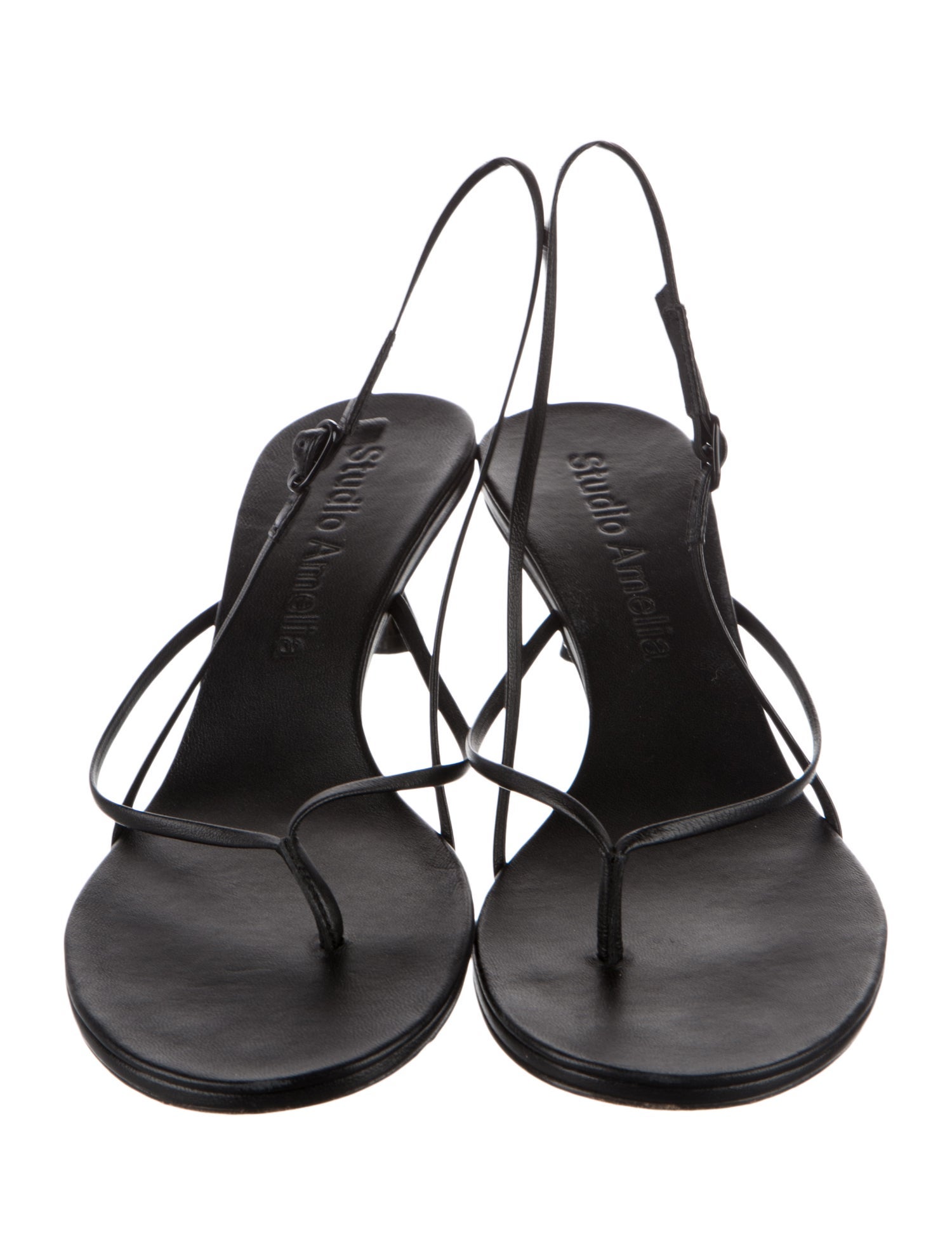 Studio Amelia Leather Slingback Sandals