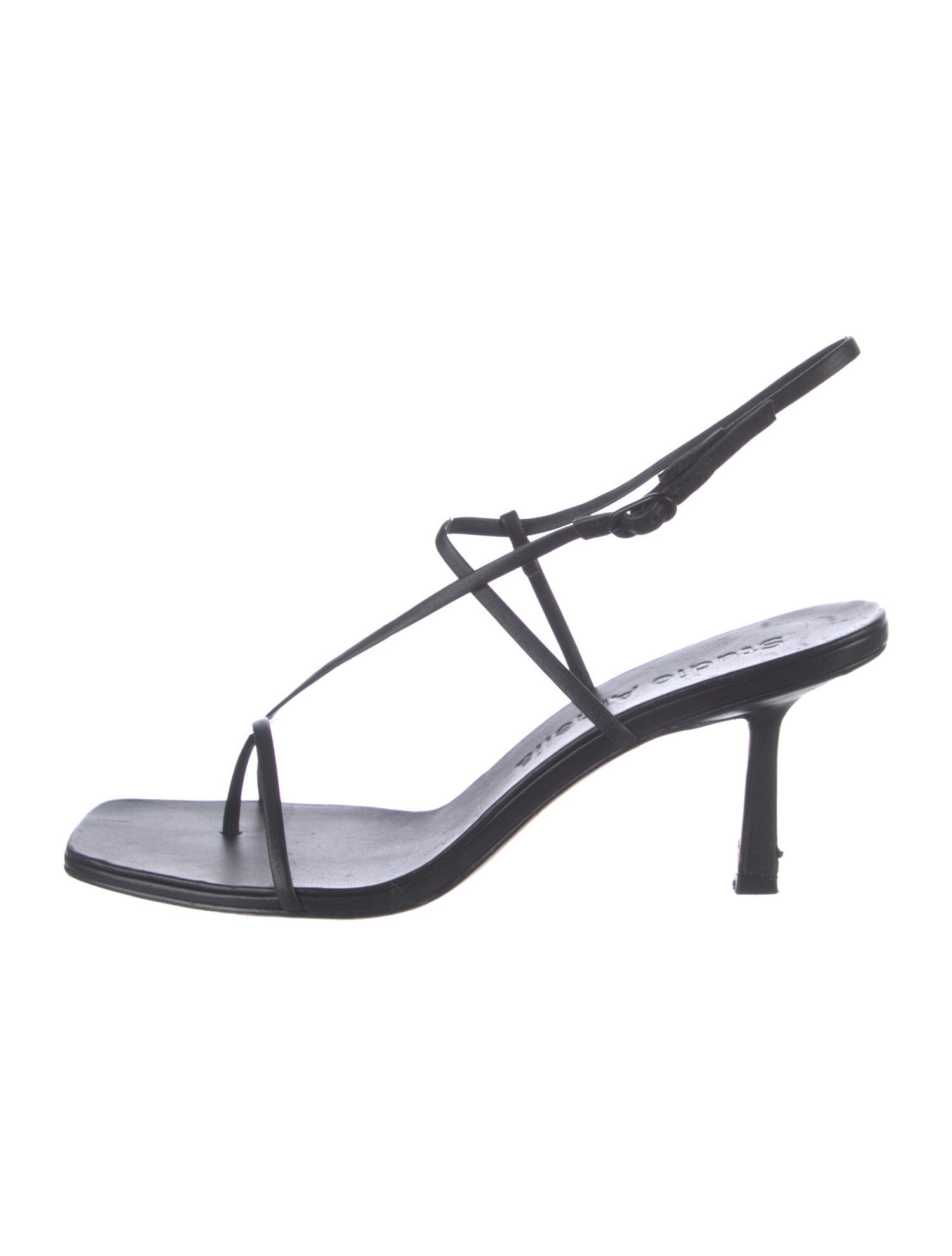 Studio Amelia Leather Slingback Sandals