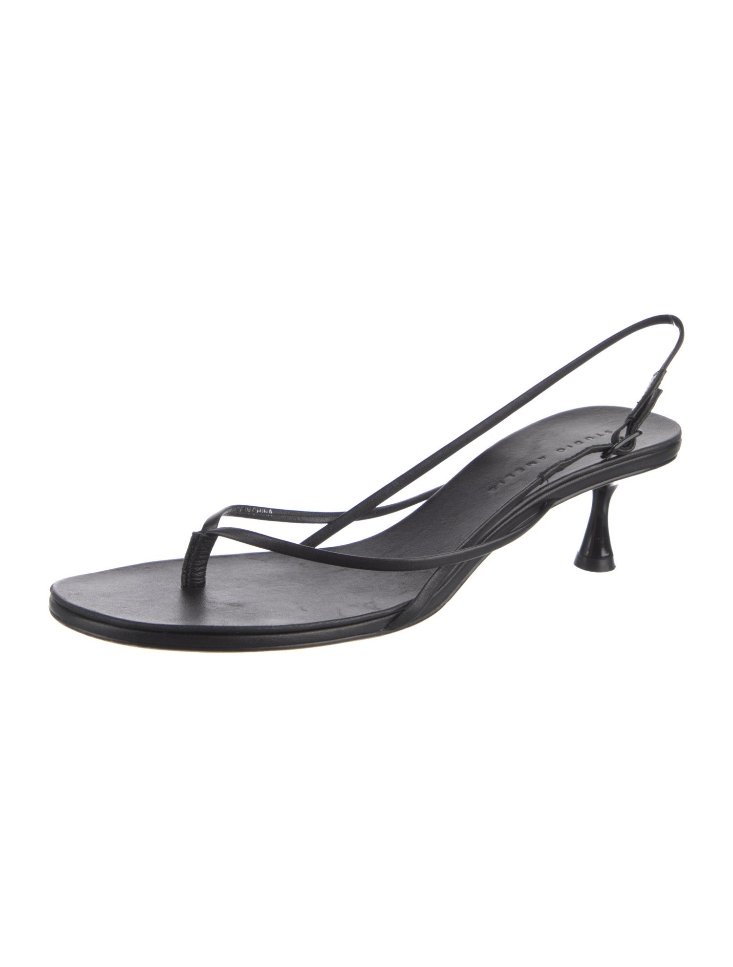 Studio Amelia Leather Slingback Sandals