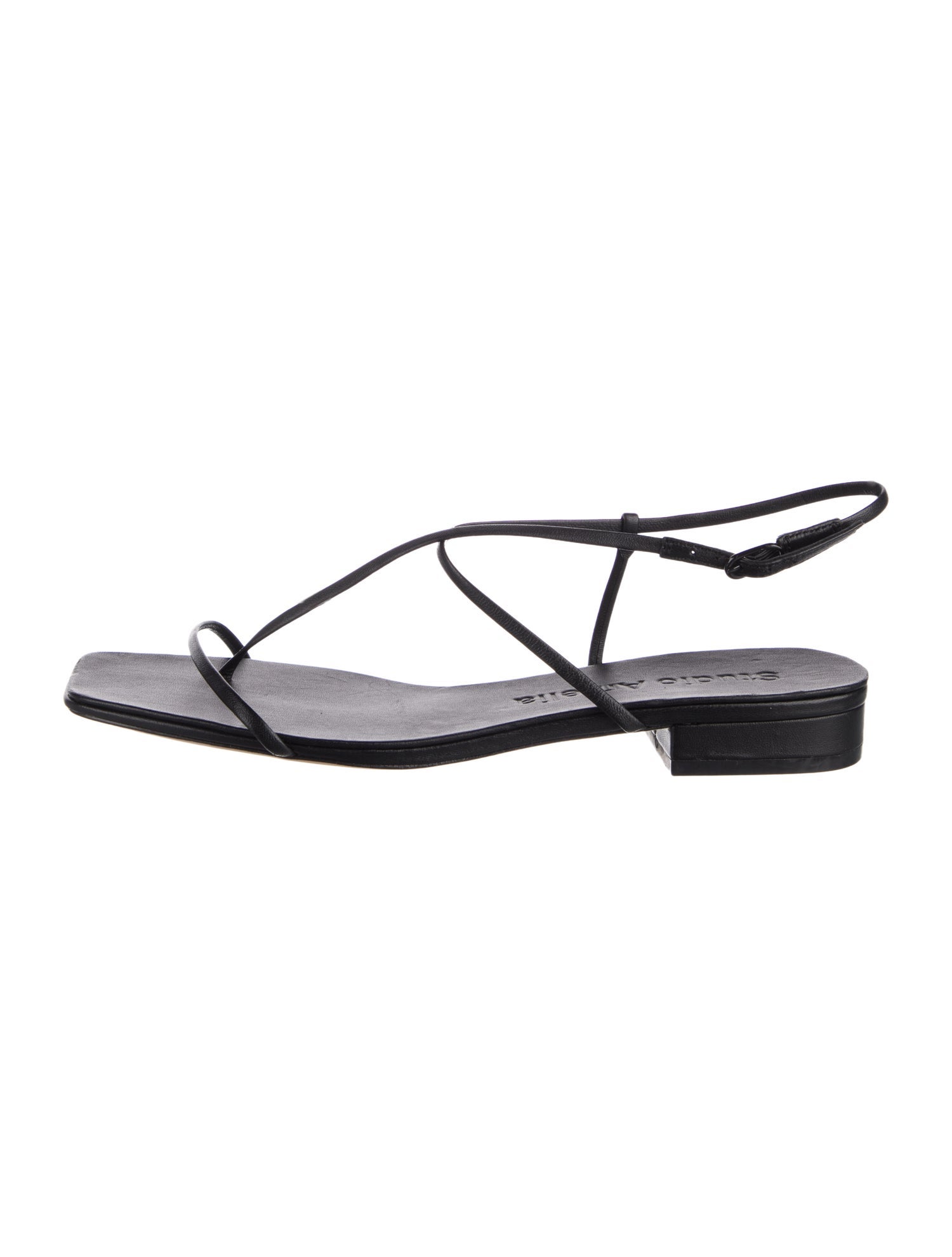 Studio Amelia Leather Slingback Sandals