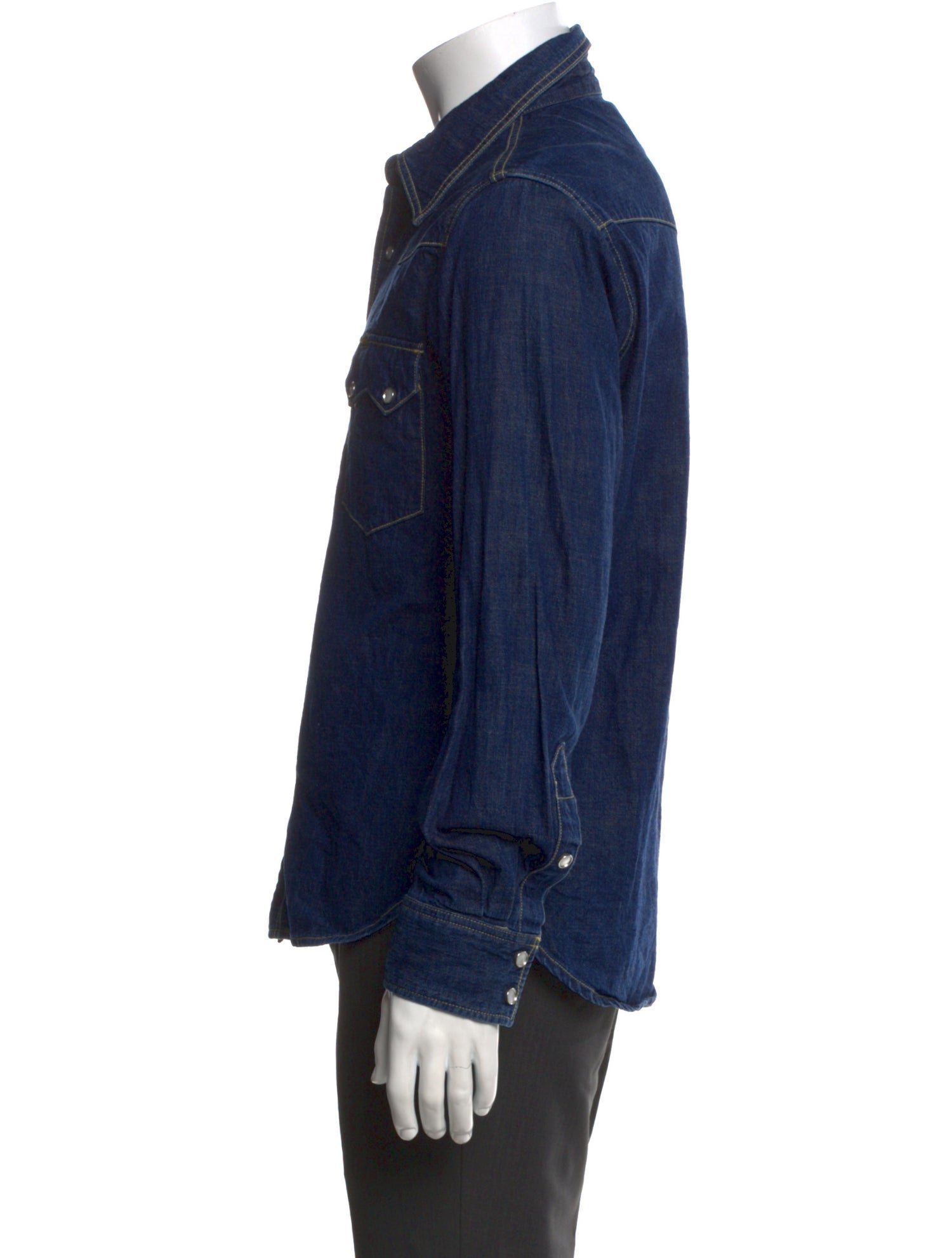 Studio D'Artisan Long Sleeve Denim Shirt