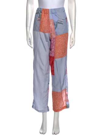 Studio Myke Printed Wide Leg Pants