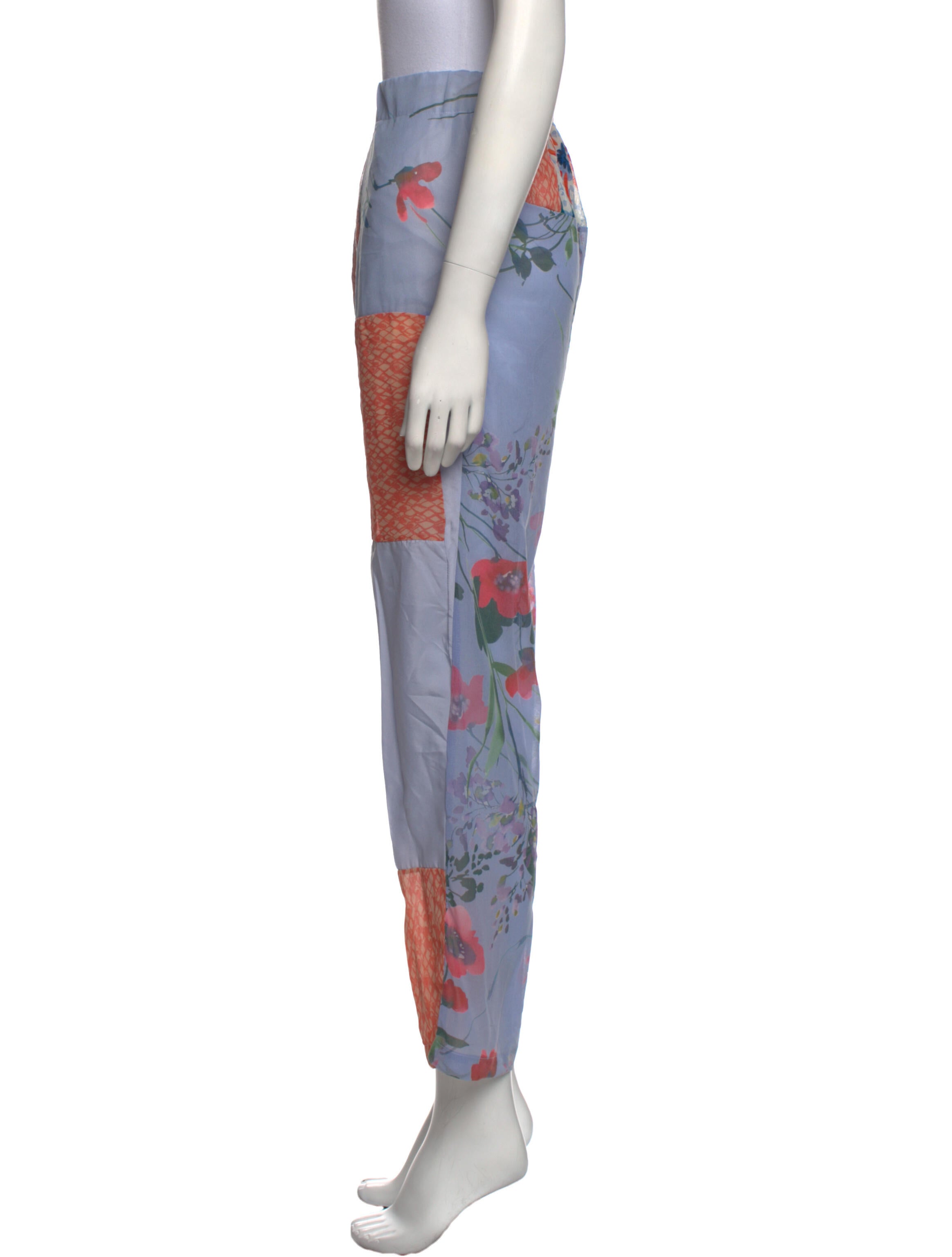 Studio Myke Printed Wide Leg Pants