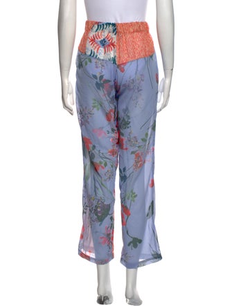 Studio Myke Printed Wide Leg Pants
