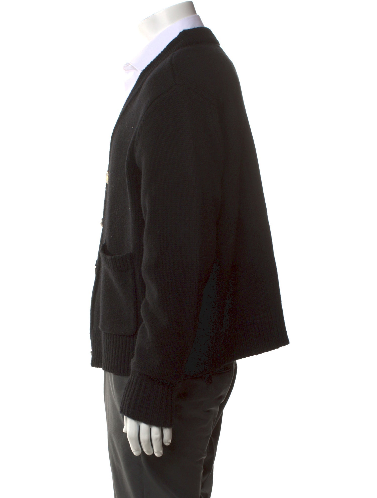 Stüssy x Denim Tears x Our Legacy Merino Wool V-Neck Cardigan