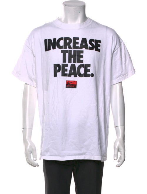 Stüssy x Nike Graphic Print Crew Neck T-Shirt