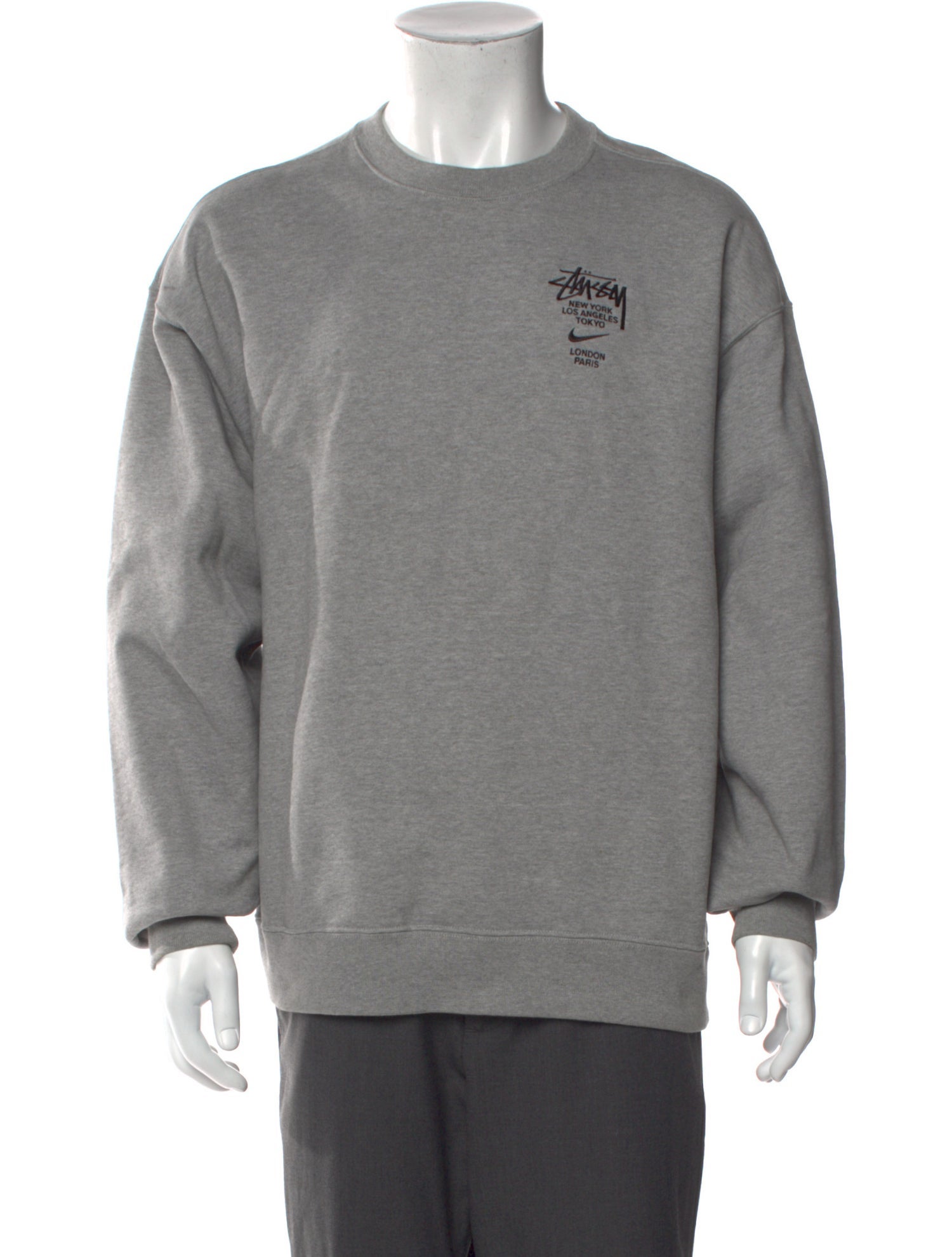 Stüssy x Nike Graphic Print Crew Neck Sweatshirt