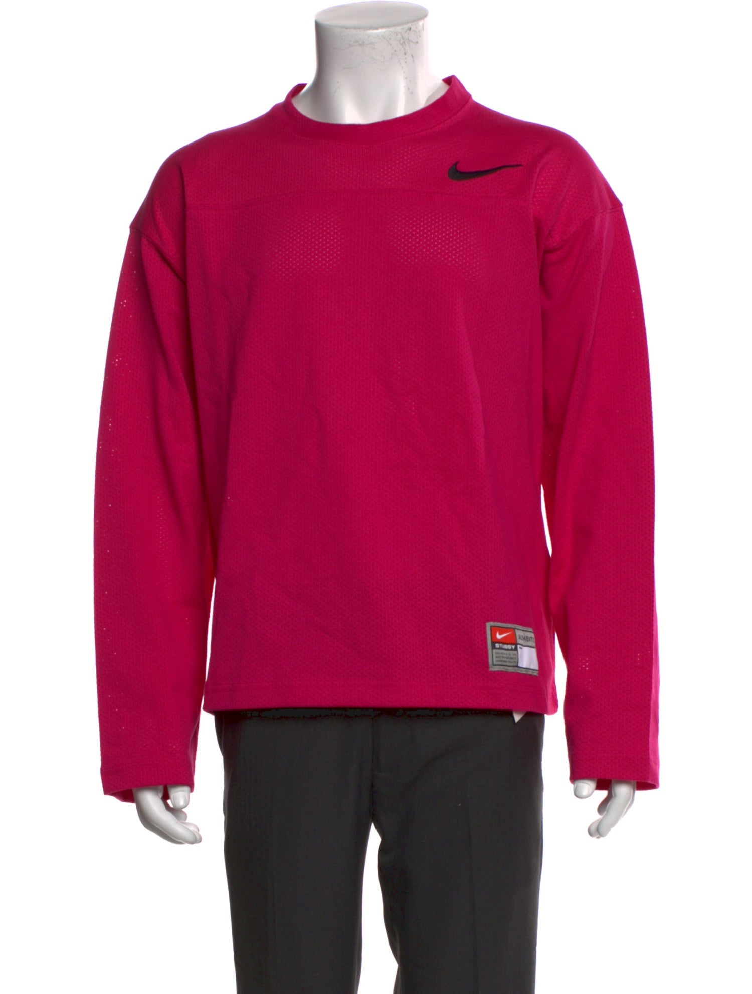 Stüssy x Nike Graphic Print Crew Neck T-Shirt w/ Tags