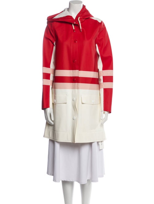 Stutterheim x Marni PVC Colorblock Pattern Trench Coat