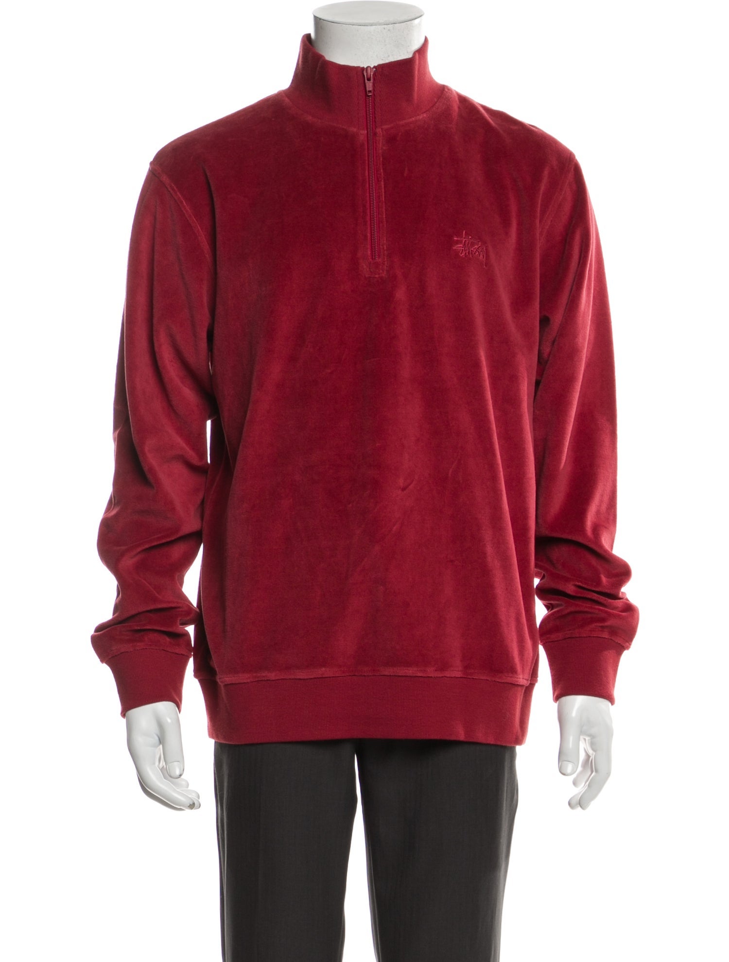 Stüssy Turtleneck Long Sleeve Polo Sweater