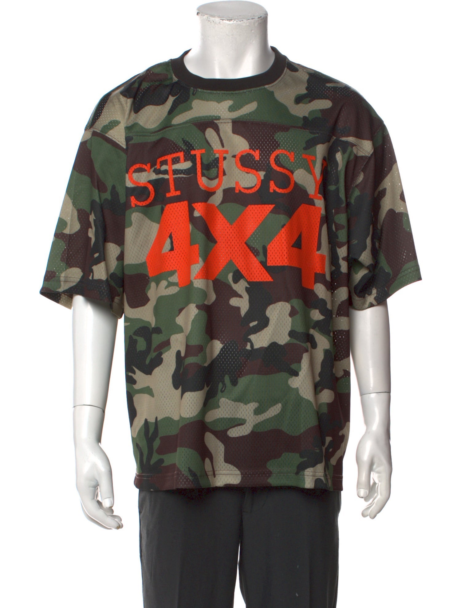 【Stussy】◆4x4 Mesh Football Jersey Camo◆大人気・関税込◆ Stüssy 4x4 Mesh Football Jersey 'Camo' Camouflage Print T