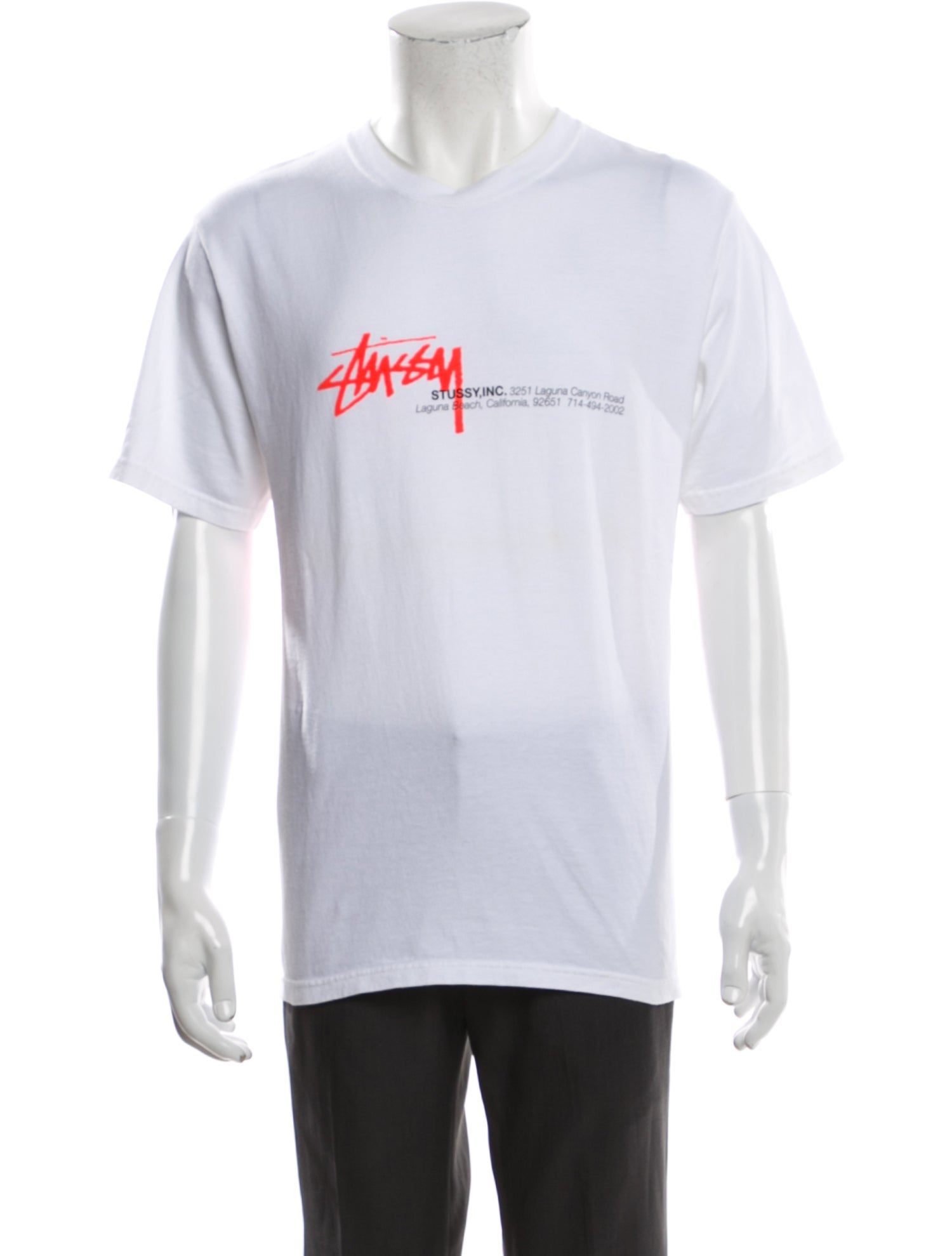 Stüssy Graphic Print Crew Neck T-Shirt