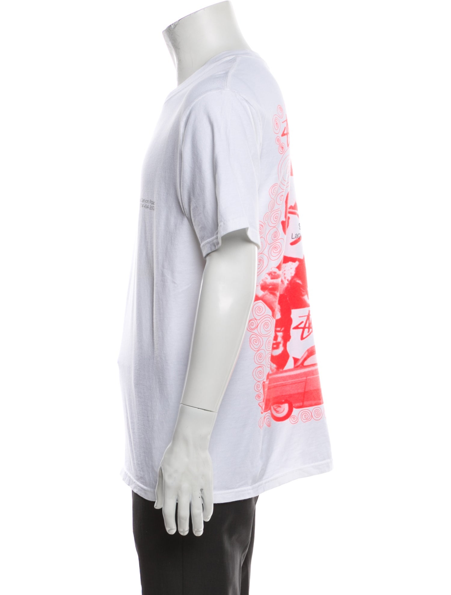 Stüssy Graphic Print Crew Neck T-Shirt