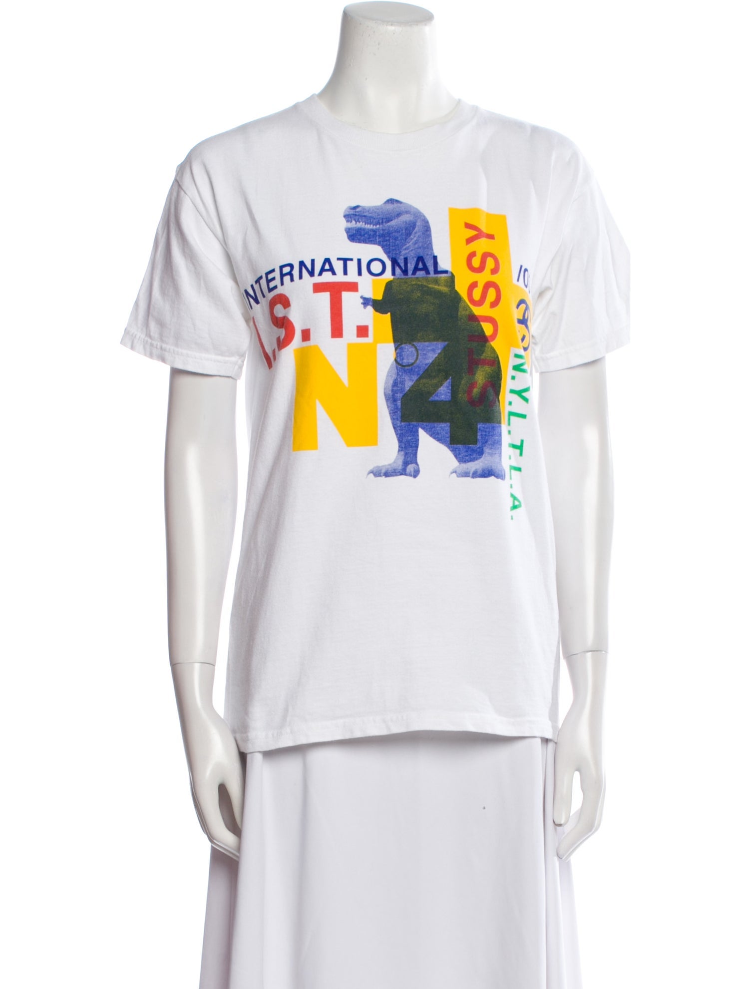 Stüssy Graphic Print Crew Neck T-Shirt