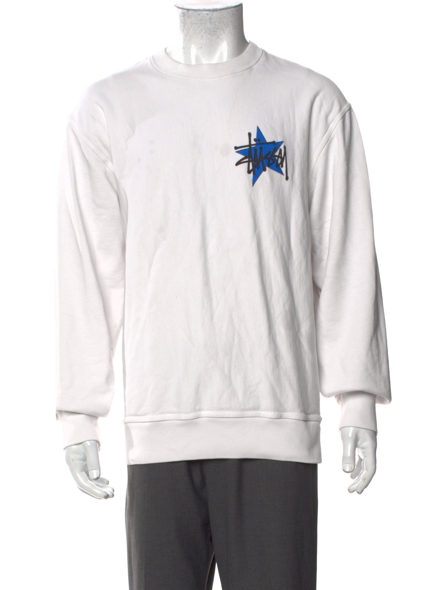 Stüssy Graphic Print Crew Neck Sweatshirt