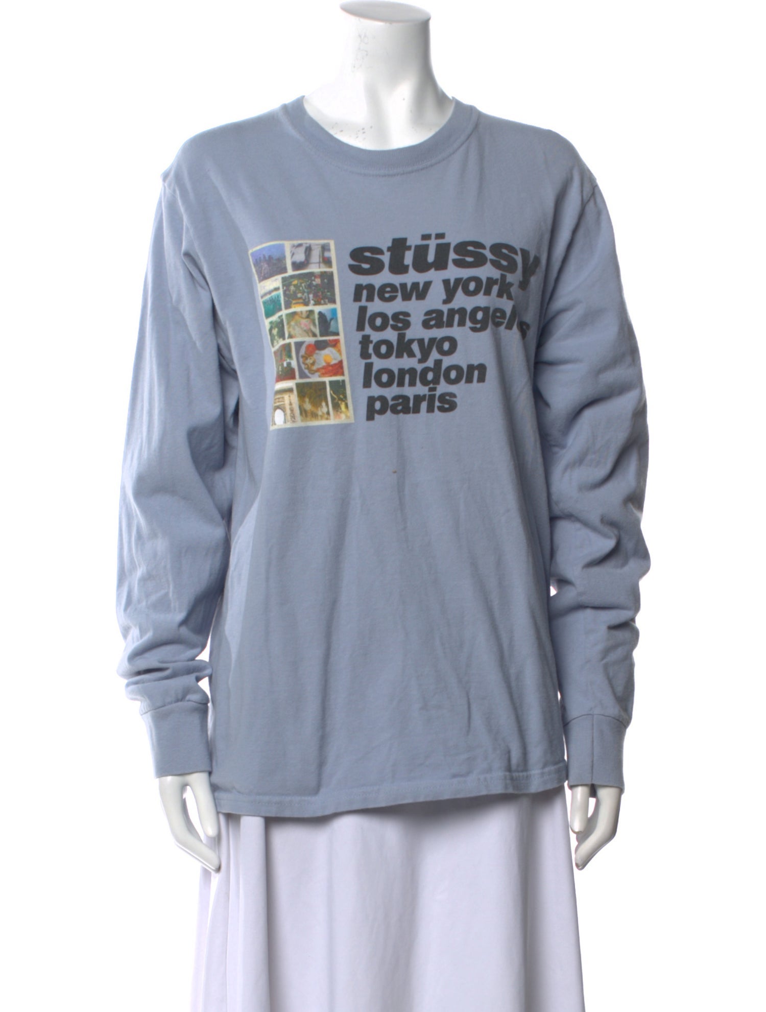 Stüssy Graphic Print Crew Neck Sweatshirt