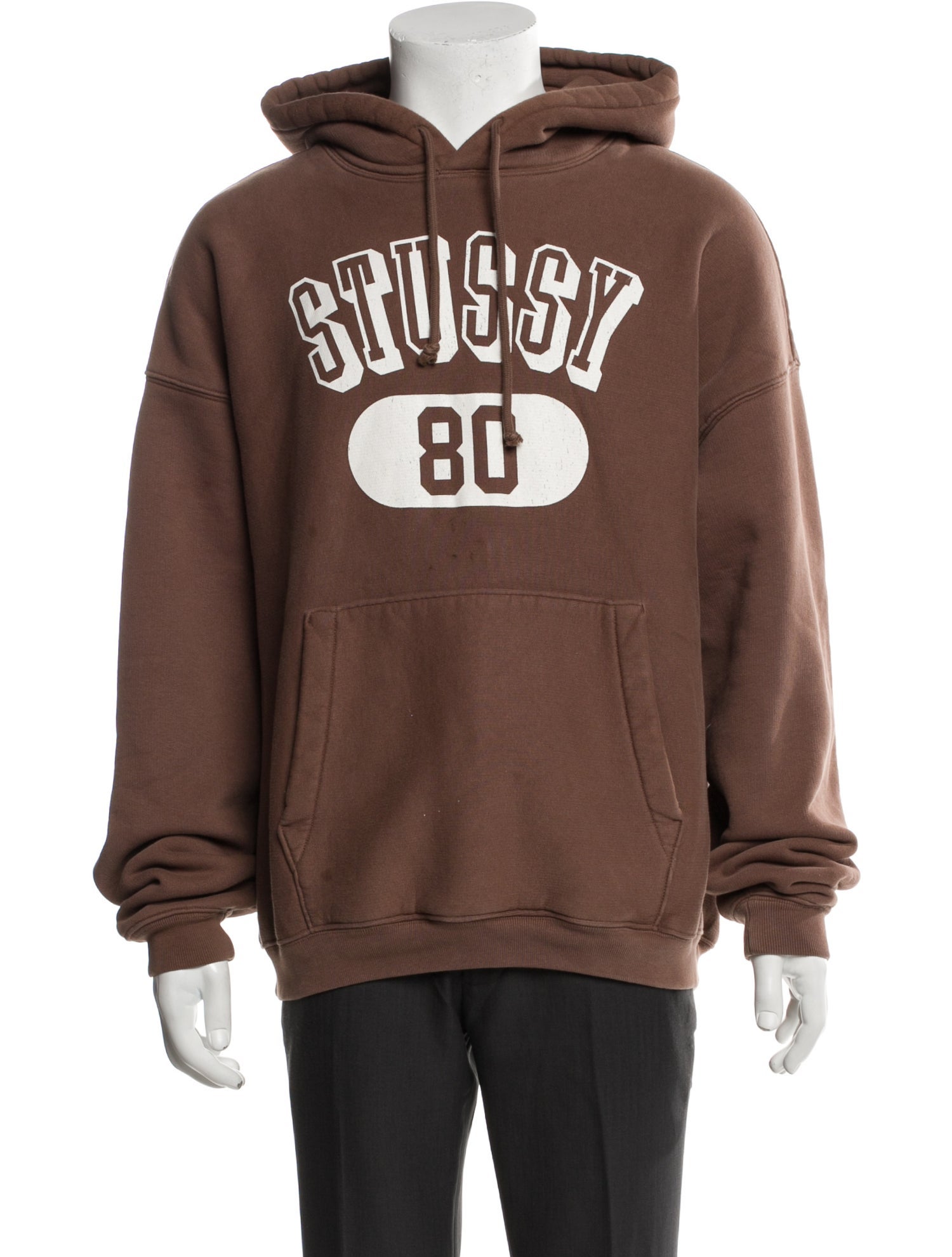 Stüssy Graphic Print Crew Neck Hoodie