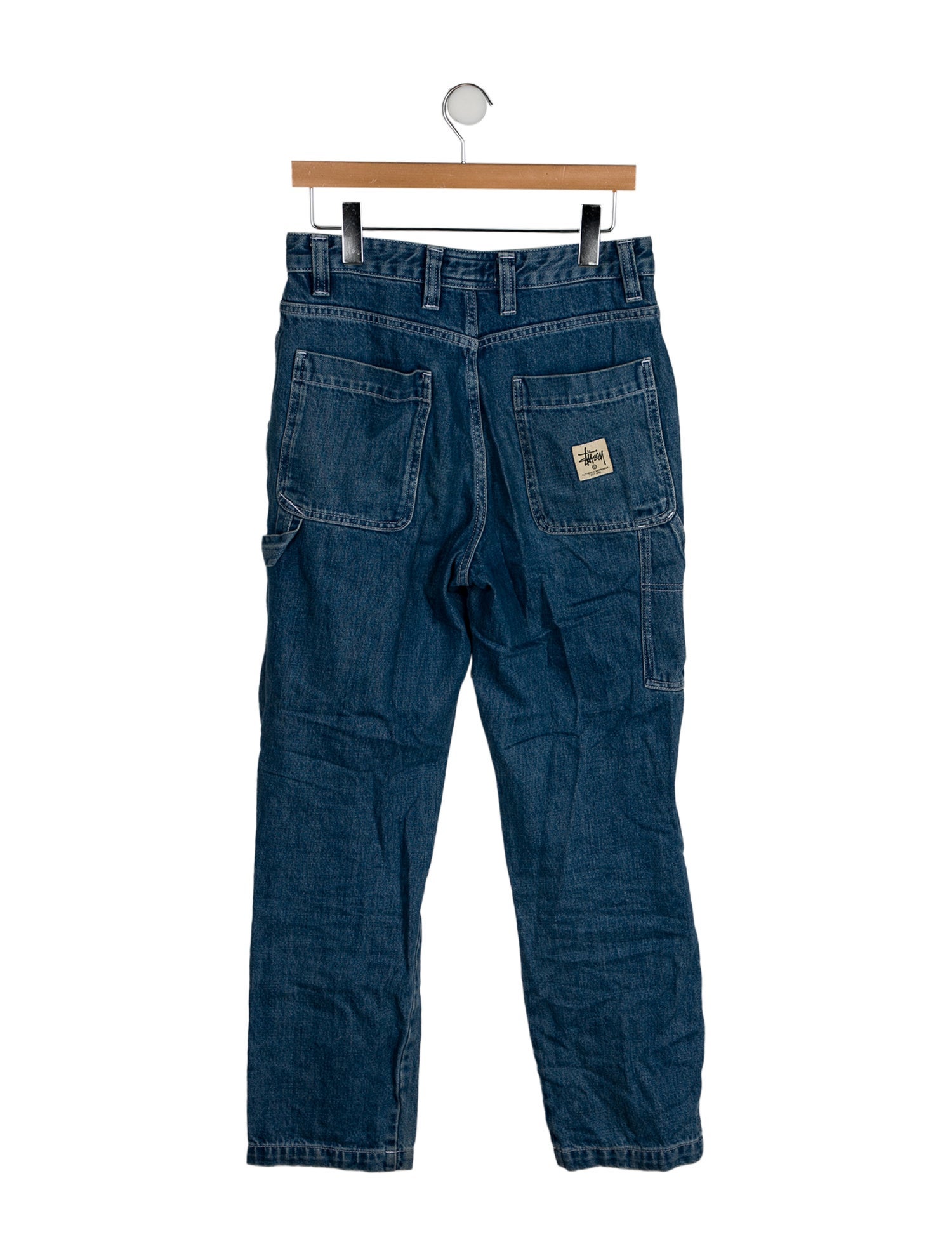 Stüssy High-Rise Straight Leg Jeans