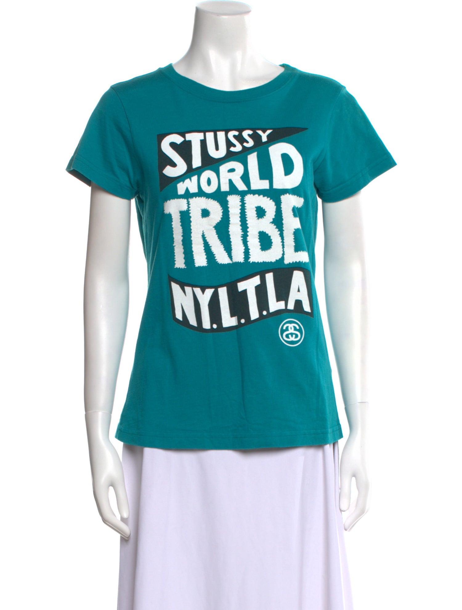 Stüssy Graphic Print Crew Neck T-Shirt