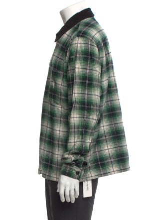 Stüssy Plaid Print Long Sleeve Shirt