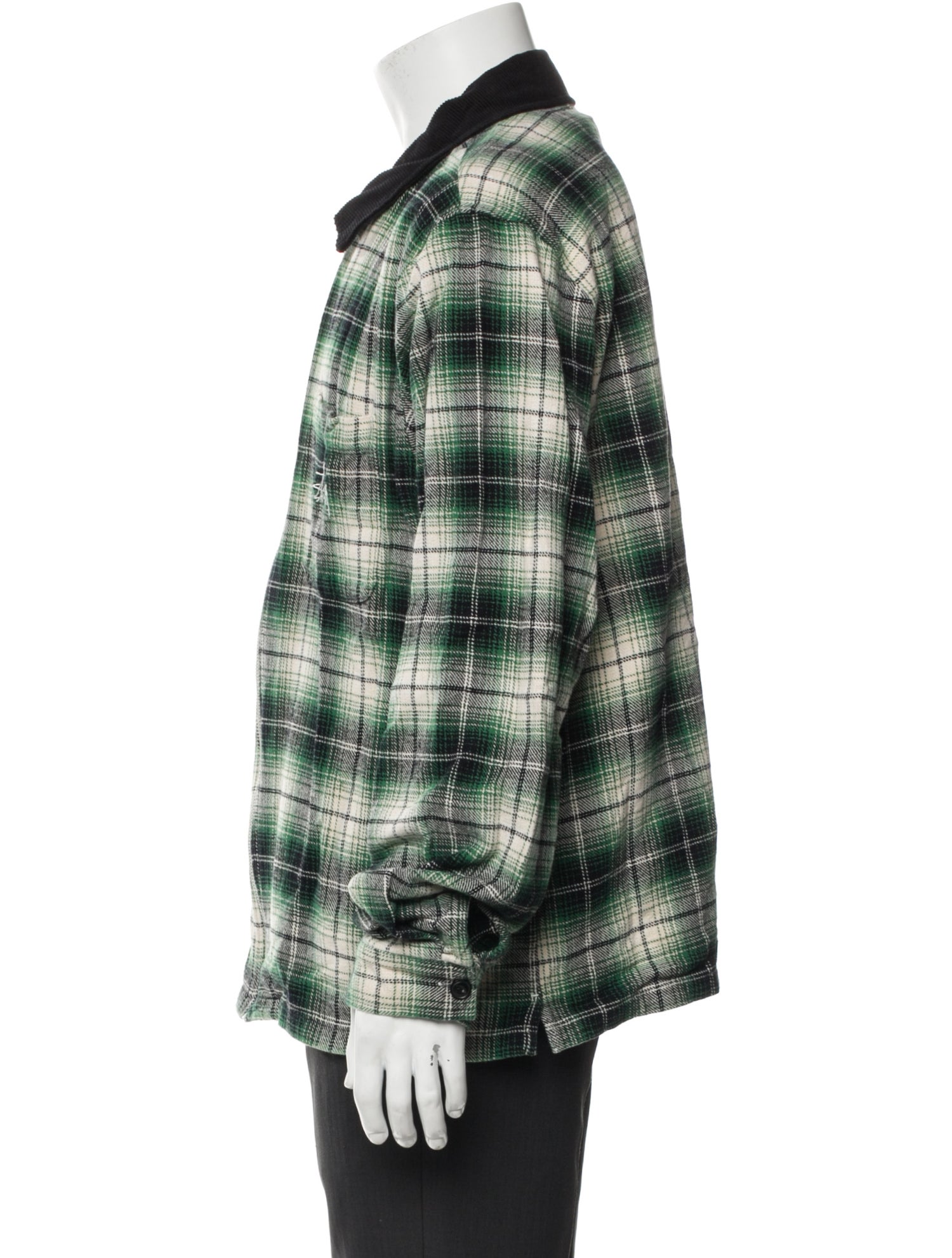 Stüssy Plaid Print Trucker Jacket