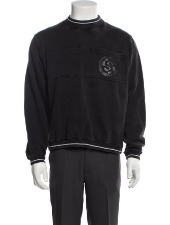 Stüssy Graphic Print Mock Neck Pullover