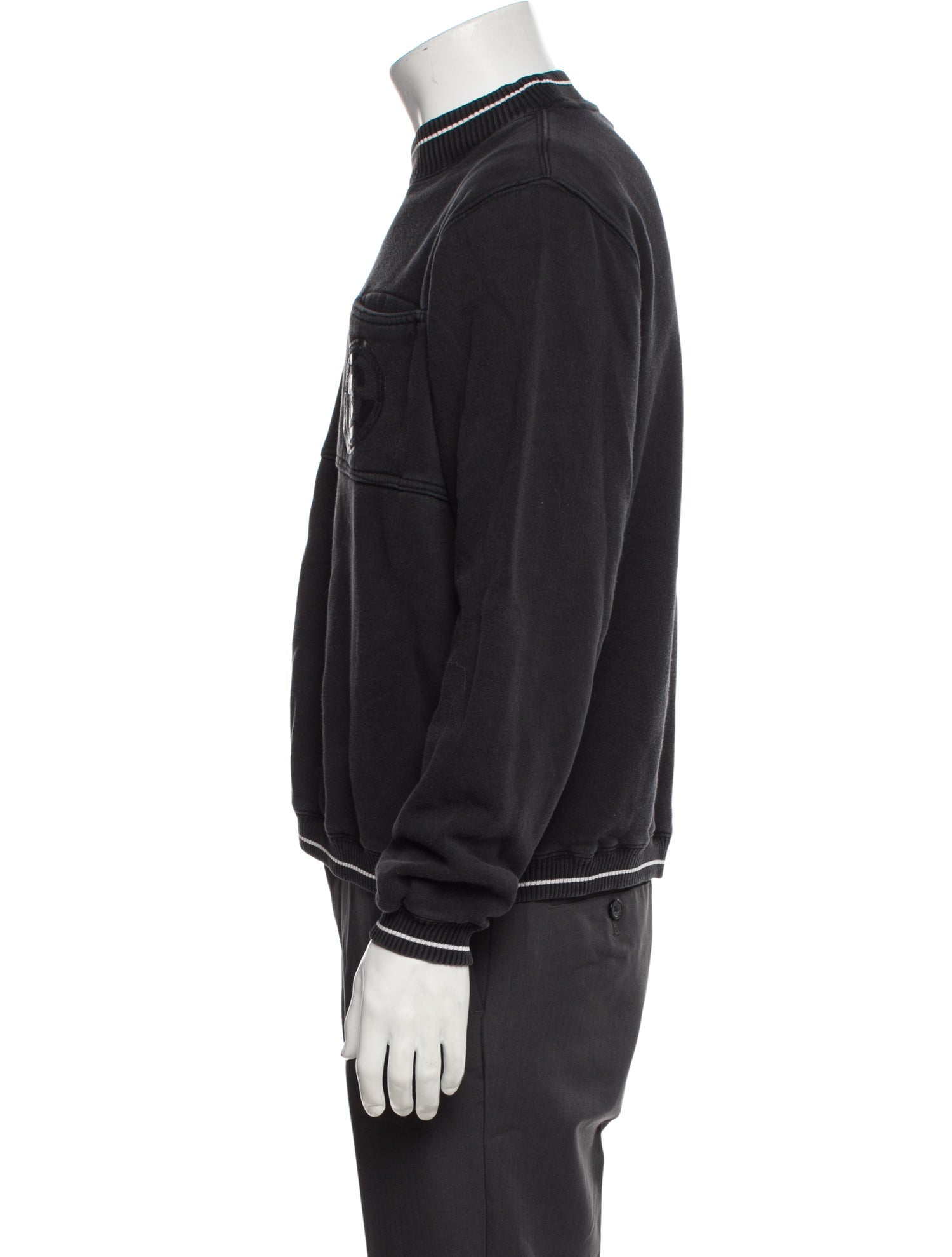 Stüssy Graphic Print Mock Neck Pullover