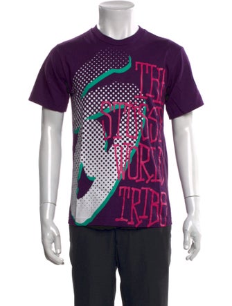 Stüssy Graphic Print Crew Neck T-Shirt