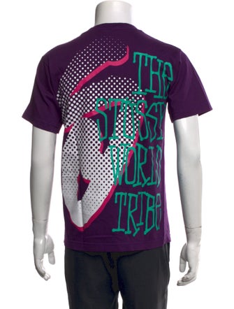Stüssy Graphic Print Crew Neck T-Shirt