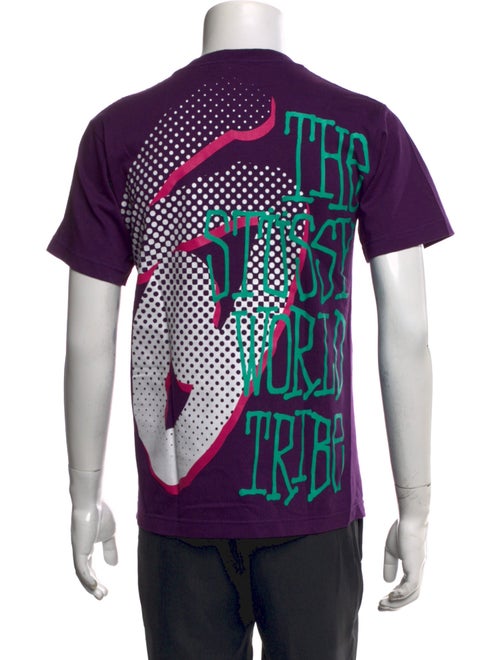 Stüssy Graphic Print Crew Neck T-Shirt