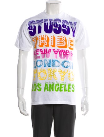 Stüssy Graphic Print Crew Neck T-Shirt