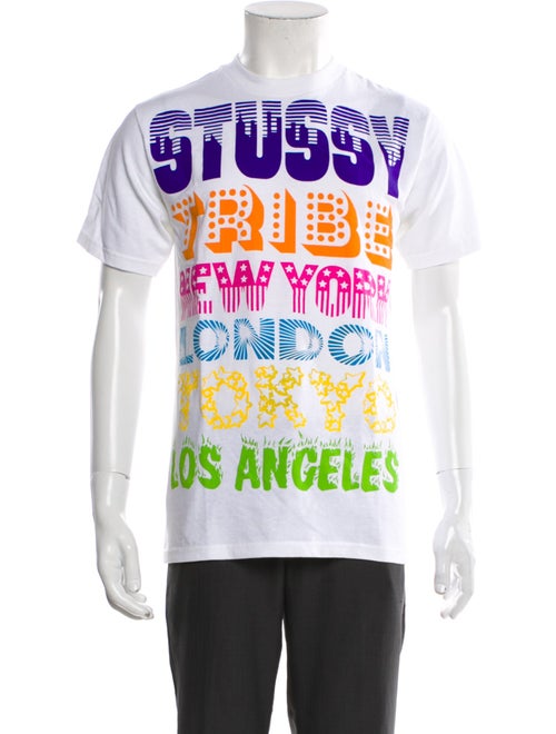 Stüssy Graphic Print Crew Neck T-Shirt