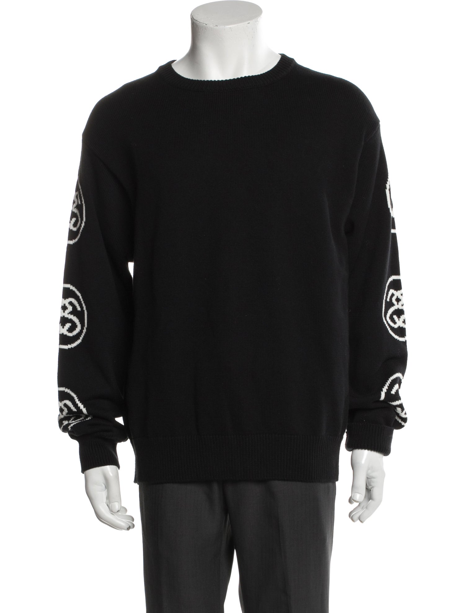Stüssy Graphic Print Crew Neck Pullover
