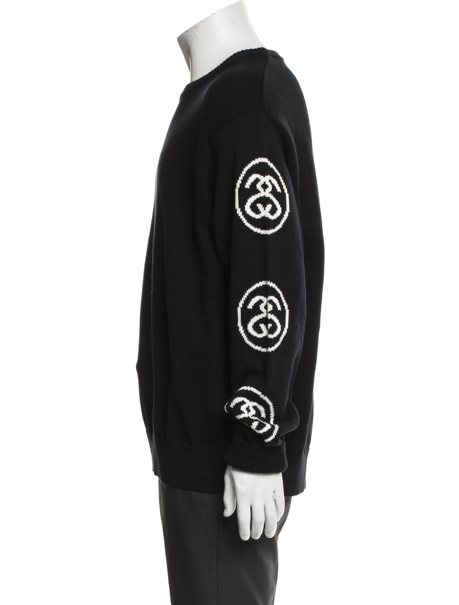 Stüssy Graphic Print Crew Neck Pullover