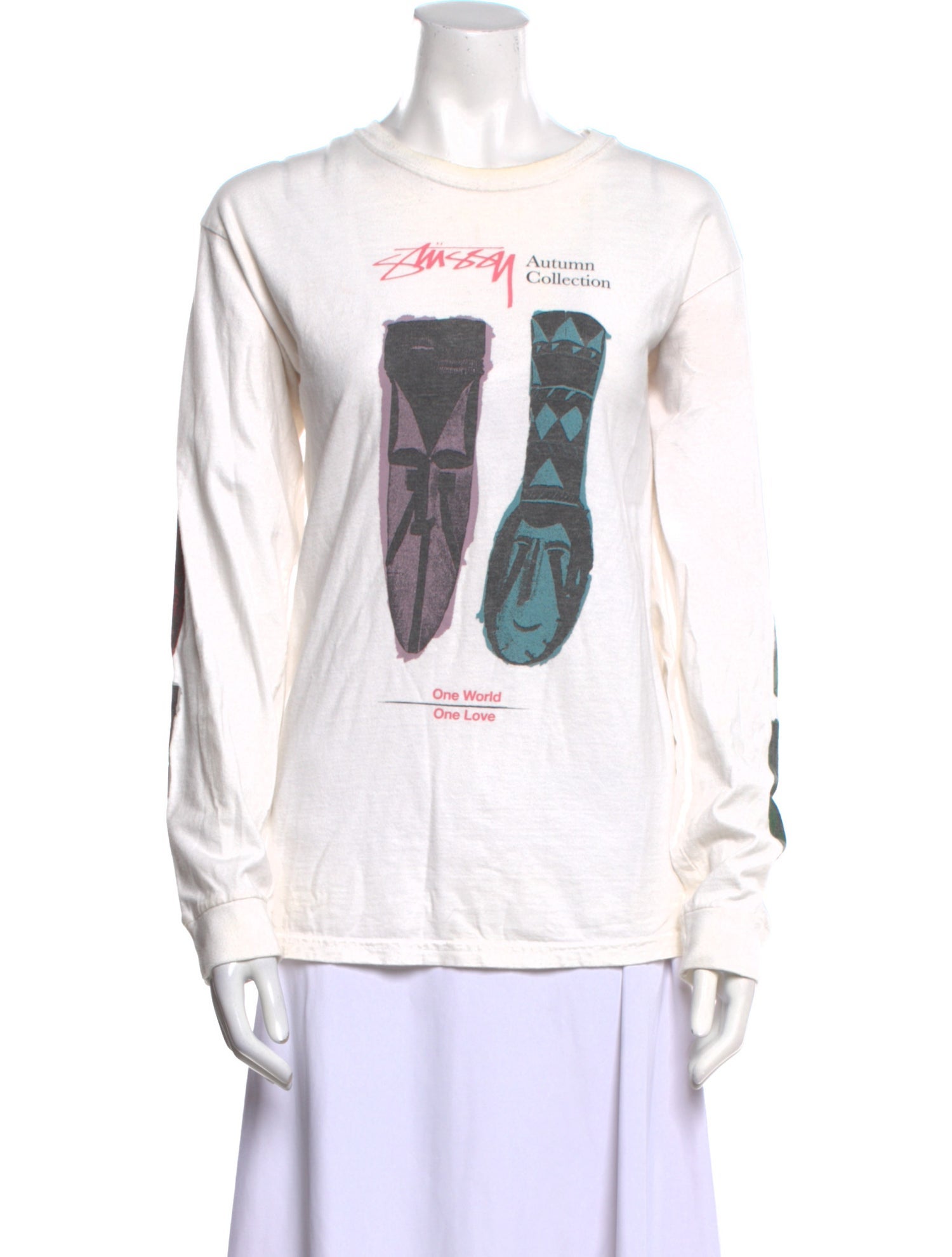 Stüssy Graphic Print Crew Neck Sweatshirt
