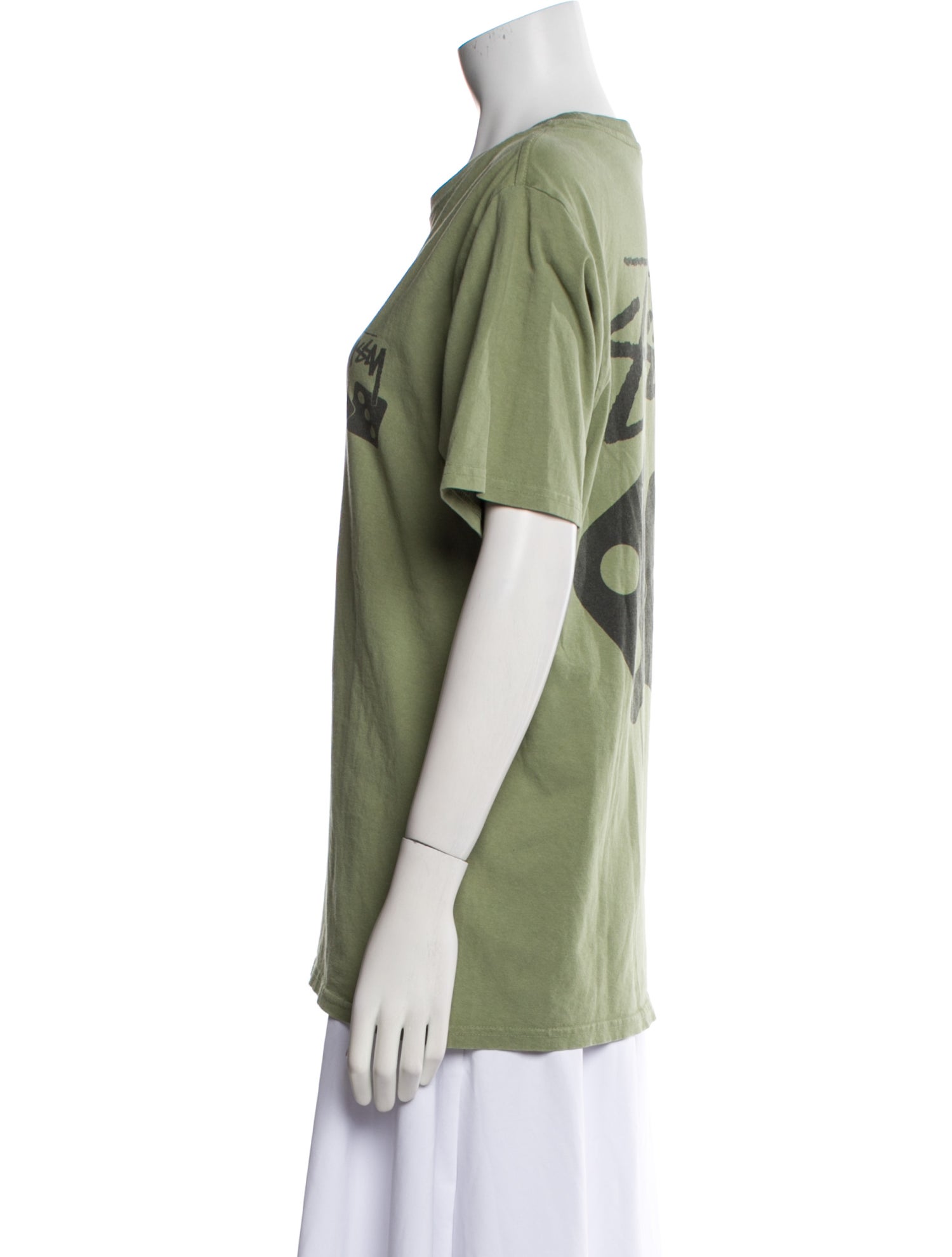 Stüssy Graphic Print Crew Neck T-Shirt